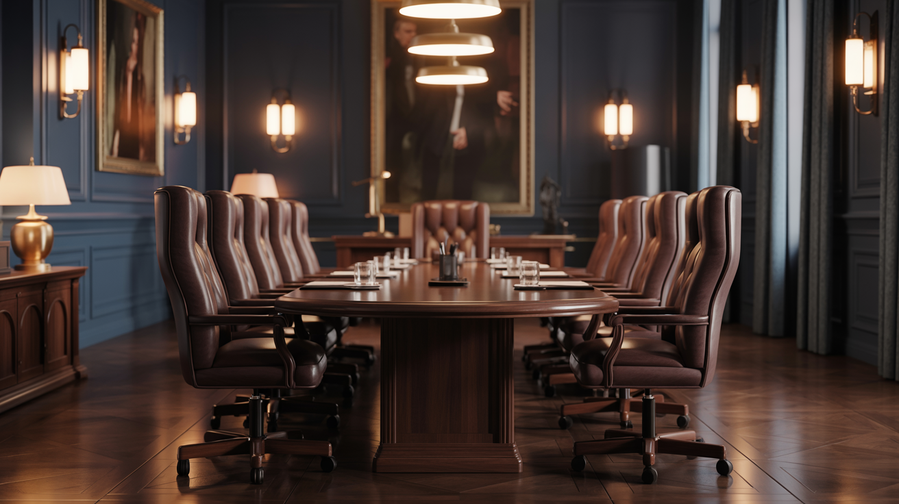 Sala de confer\u00eancias elegante